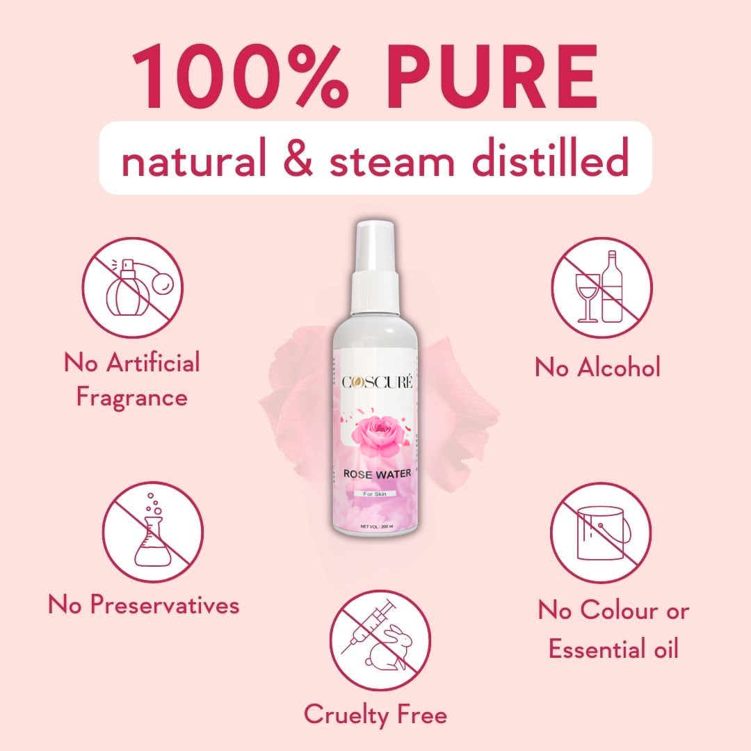 Coscure Rose Water Spray 200ml